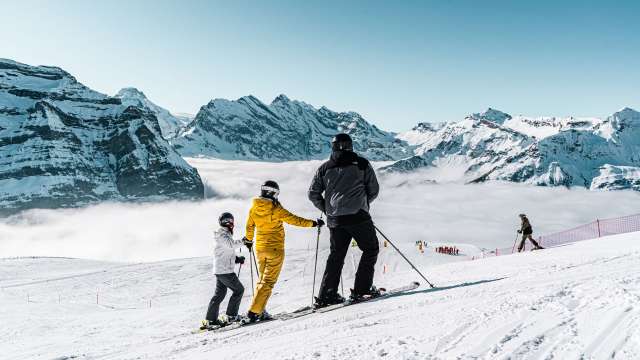 Film d'image Région de la Jungfrau hiver